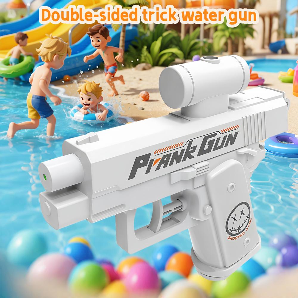 Two-Way Reverse Mini Portable Water Gun Prank Toys Squirt Gun For Kids Adults Summer Pool Beach Fight Stress Relief Gifts