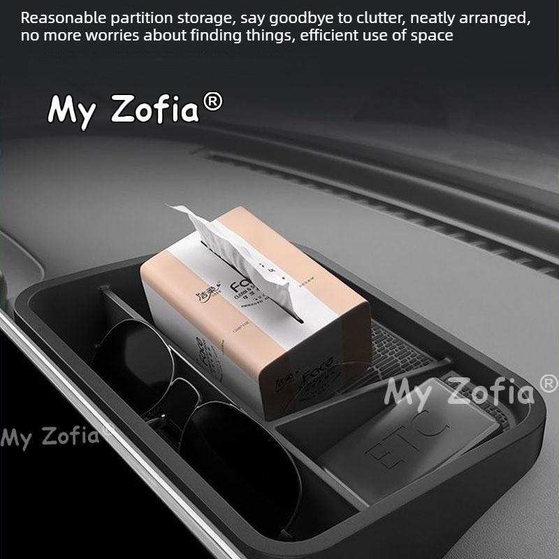 For BYD Atto 3 2026 Car Multifunctional Storage Holder Behind Car Display Panel Sturdy Organizer for Small Items Accessories