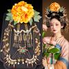 Ancient Tang-Style Pearl Hair Tassel Headdress - Versatile Hanfu Concubine Hair Accessories