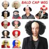 Clown Cosplay Bald Cap Wig Props Headgear Fashion Clown Wig  Halloween Party
