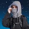 Unisex Warm Hat Neck Gaiter Warm Trapper Hat for Skiing Skateboarding Thick Windproof Ushanka Hat for Cold Weather