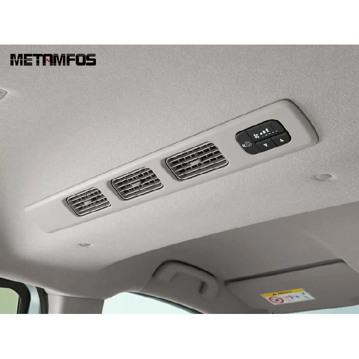Interior Accessories For Honda Freed 2024 2025 2026 Carbon Fiber Rear Seat Air Conditioner Adjustable Switch Panel Cover Trim