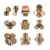 Brass Atomizing Sprayer 1/2/3/4 Nozzle Head Garden Lawn Watering Pesticide Spray Sprinkler Cooling System Agriculture Irrigation