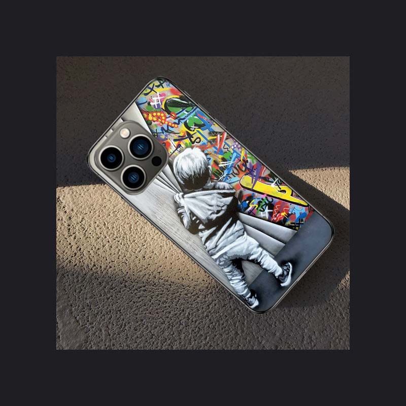 

Чехол для телефона с абстрактным рисунком «Бэнкси граффити» для Apple Iphone 15 13 12 11 14 Pro Max Mini Cover SE 2020 X XS XR 8 7 6 6S Plus 5 5S Sh iPhone 14 Pro Max