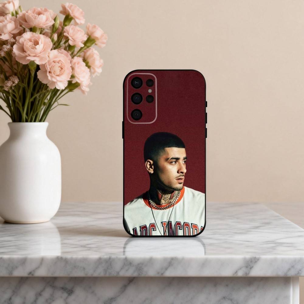 Singer Z-Zayn Malik Phone Case For Samsung S25,24,23,22,30,21,10,9,Ultra,Plus,Lite,FE,4,5 G Soft Black Case