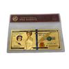 Plastic goudfolie Elizabeth Diana Marilyn Monroe herdenkingsmunt goudfolie bankbiljet valuta koningin portret creatieve munt