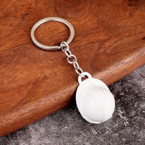Hard Hat Keychain Portable Mini Helmet Design Bright Color Key Chain Compact Size Key Identifier Backpack Accessory