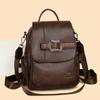 Trendy Texture Soft Leather Backpack Women's New Korean Version Fashion Backpack Women's Casual Large-capacity Travel Bag