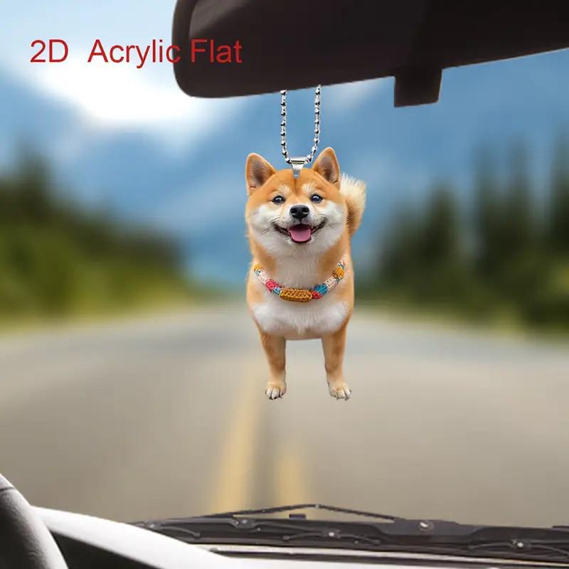 

Cross-Border Acrylic Flat Cat Car Hanging Decoration Standard