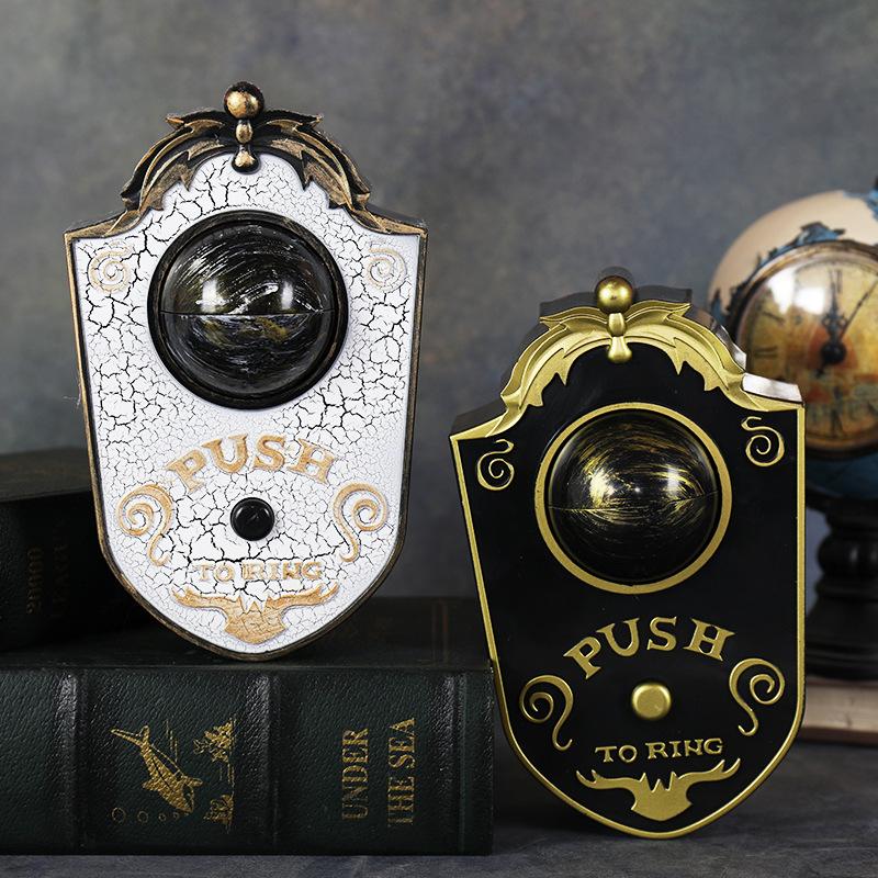 Halloween Decoration One-eyed Doorbell Horror Props Ghost's Day Glowing Home Hanging Electric Luminous Sounding Eyeball Doorbell