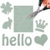 8 x 9.8in 10 Colors Repair Self Adhesive Imitate Linen Type Patches For Schoolbag Cloth Bag Cushion Faux Linenette Sticker Patch