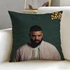 popular singer Drake Cushion Cover Soft  EasyWash Pillow Case  Versatile for Couch Bed Travel and Office