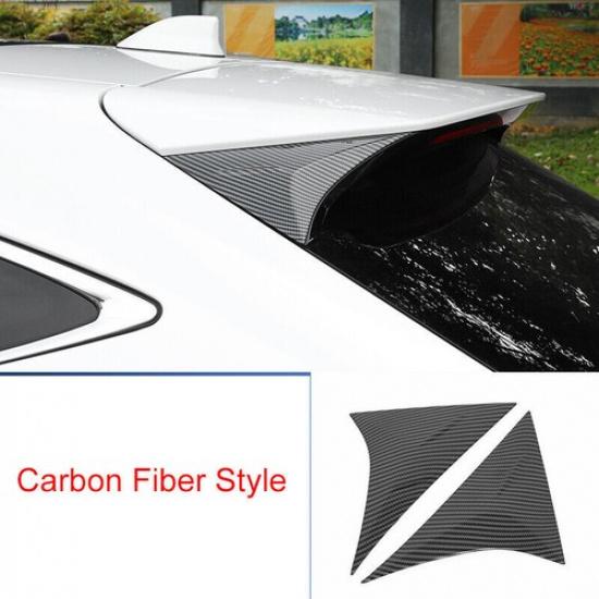 For Toyota Venza Harrier - Carbon Fiber Look Rear Window Triangle Cover