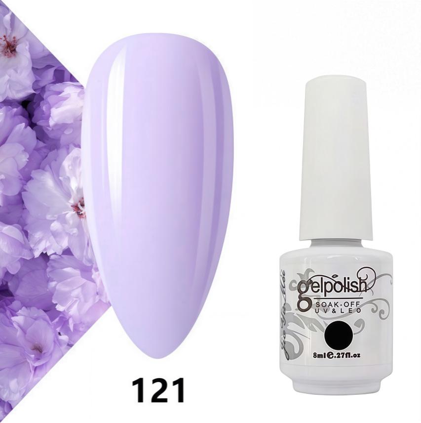 Amber Gel Polish Set: Gel Polish Manicure Kit with Whitening, Base Coat, and Sealer.