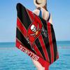 Buccaneers Team Spirit Microfiber Beach Towel, Lightweight And Quick-Dry, for Summer Travel, Beach Essential, Swimming Pool