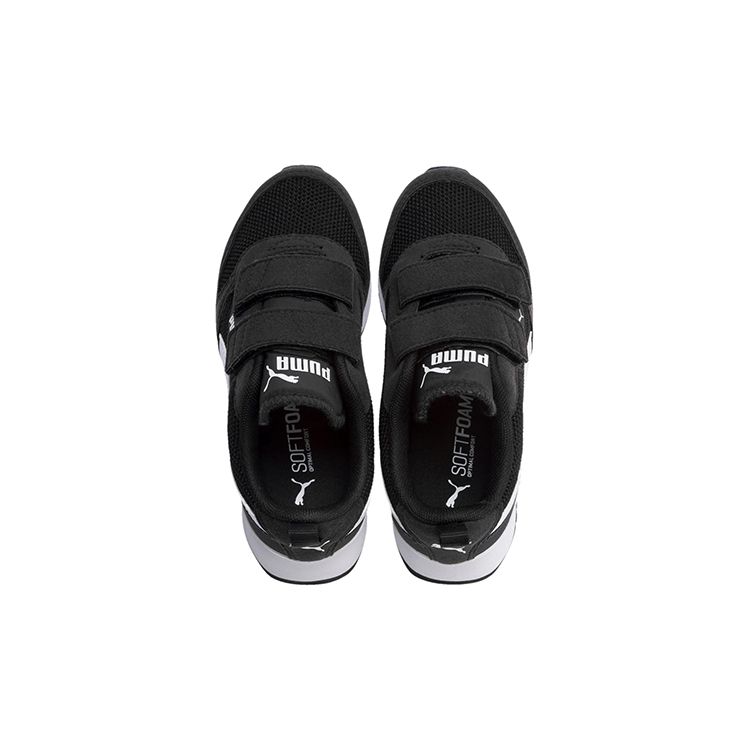 Puma R78 Kleinkind Schwarz Weiß Kinder Sneaker 373617-01