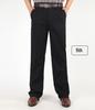 Men’s High Waist Cotton Pleated Loose-Fit Pants for Spring & Autumn