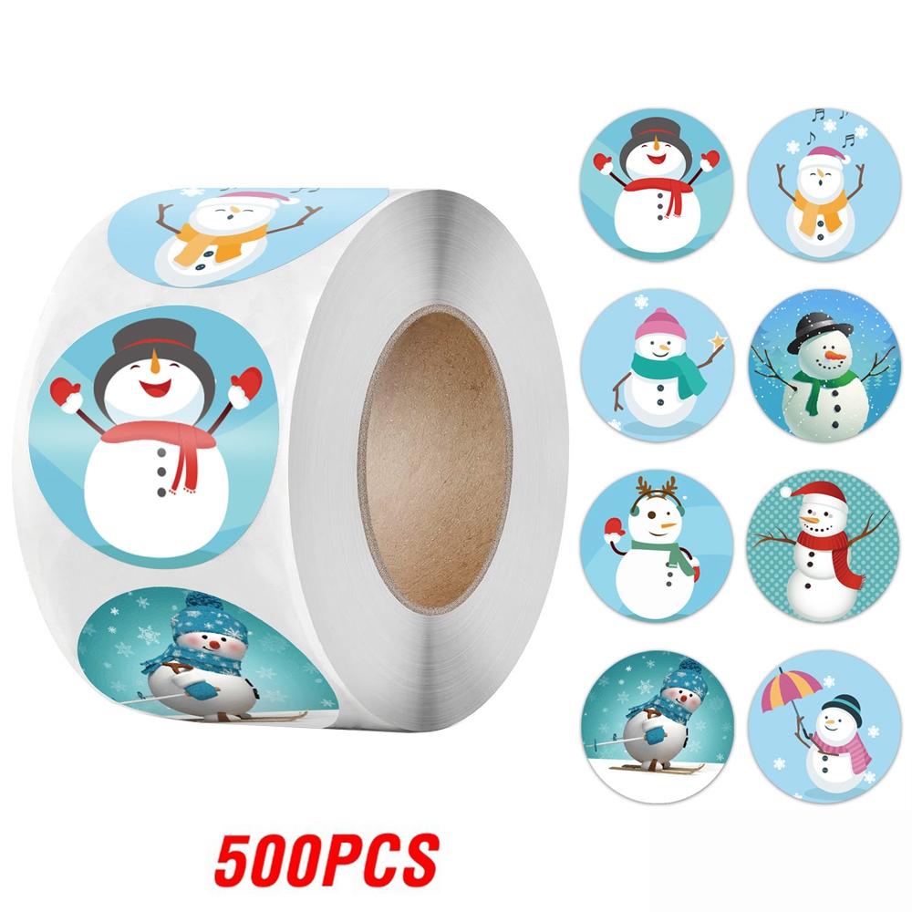 100-500Pcs High-Quality Merry High-Quality Christmas High-Quality Sticker High-Quality Christmas High-Quality Party High-Quality Decoration