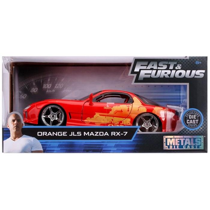 Kyosho Jada Toys Fast & Furious Series 1/24 Mazda RX-7 (Orange Julius) JADA30747 Multicolor