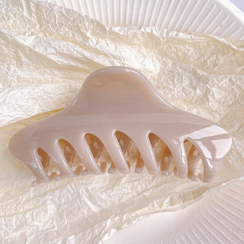 Acrylic Larg Hair Claw for Women 11.8cm Strong Grip Hair Clip Crab Claw Elegant Hairpin Hair Accessory for Updos Gifts