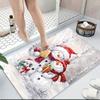 Snowy Winter Wonderland Carpet Rug Soft Washable Anti Slip Home Living Room Sofa Mats Personalized Christmas Rug
