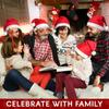 Merry Christmas Hats Non-woven Santa Claus Hats for Adults Kids Red Xmas Caps Women Men New Year Festival Party Decoration Gifts