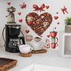 Creative Love Coffee Beans Restaurant Home Background Wall Beautification Wall Stickers