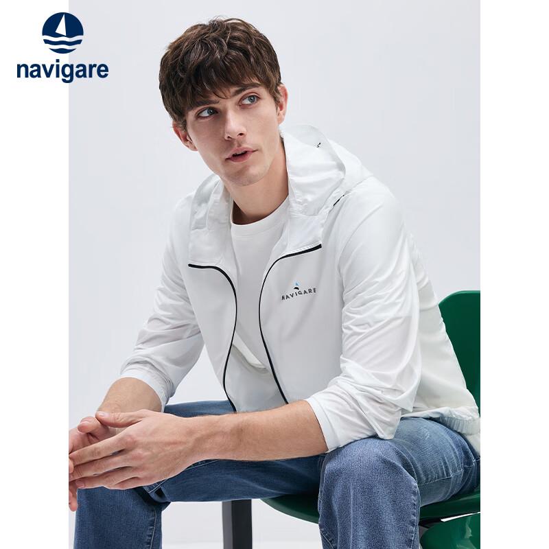 Navigare Men's 3-Proof Hooded Lightweight Commuter Jacket