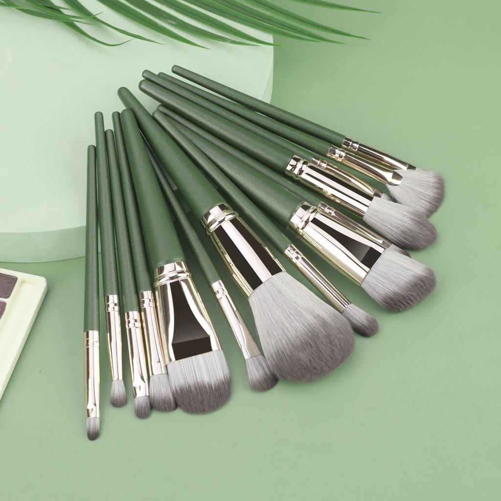 14Pcs Makeup Brushes Set Large Fluffy Soft Eye Shadow Foundation Brush Women Cosmetic Powder Blush Blending Beauty Make Up Tools