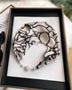 Magnetic Buckle Silk Scarf Headband Internet Celebrity New Magnetic Buckle Bracelet Small Long Women's Summer Casual Necklace Diamond Neck Band