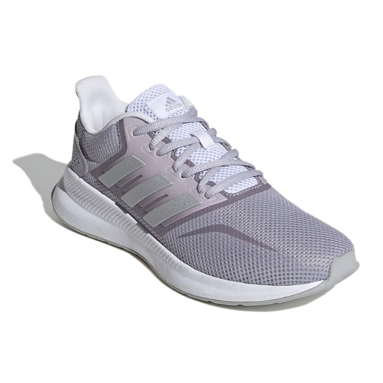 Adidas Neo Runfalcon 1.0 Comfortable Breathable Mesh Low-Top Casual Running Shoes Women Sneakers Purple FW5160