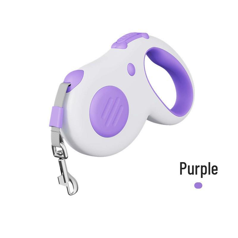 One-Button Retractable Shock-Absorbing Dog Leash for Safe Outings
