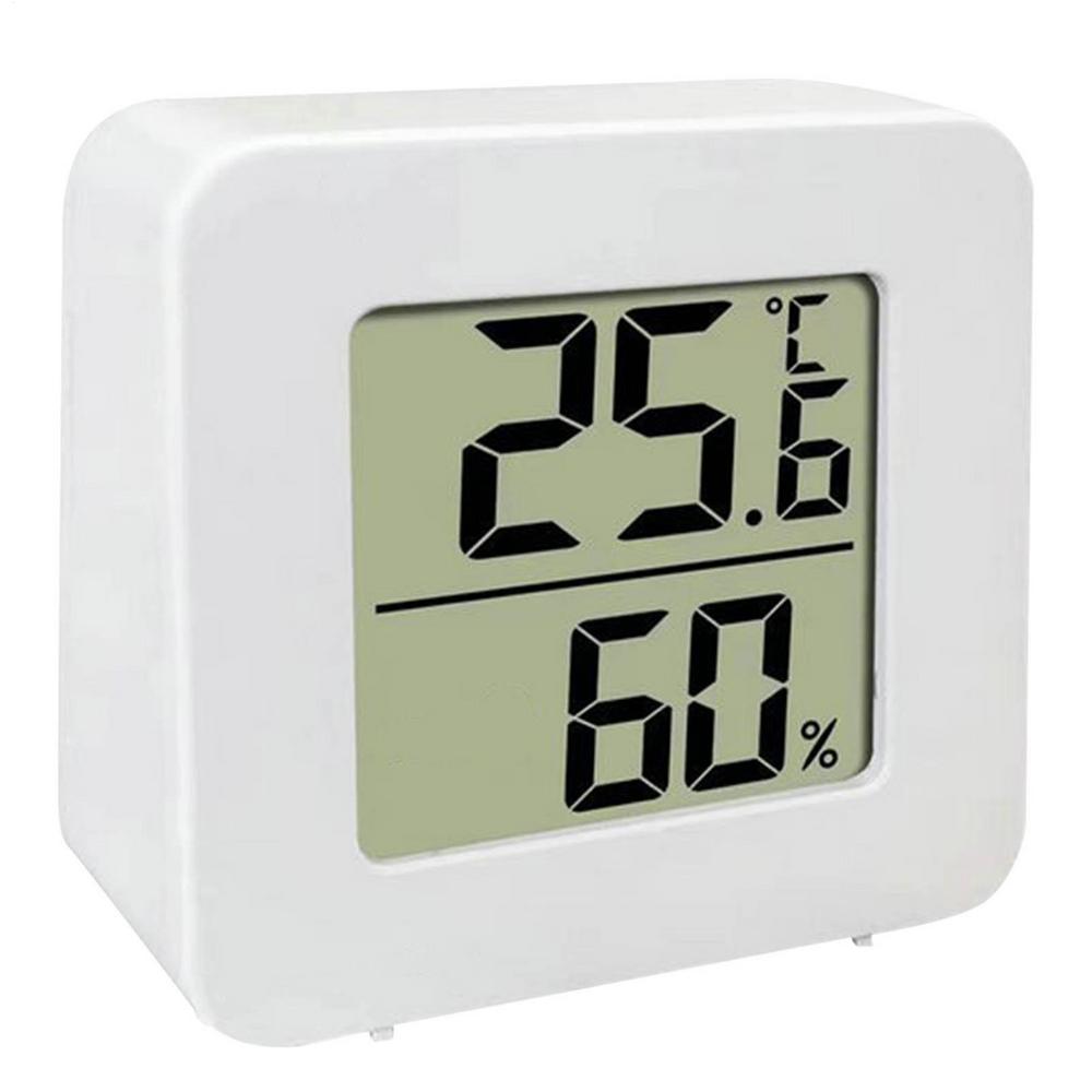 Indoor Temperature Gauge Mini Digital Hygrometer Humidity Meter Accurate Humidity Gauge LCD Digital Thermometer Hygrometer белый