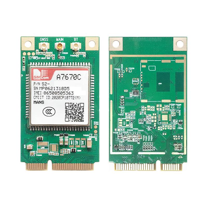 4G Module A7670C-LNNV A7670C-MNNV PCIE Data Positioning and Voice Function Optional