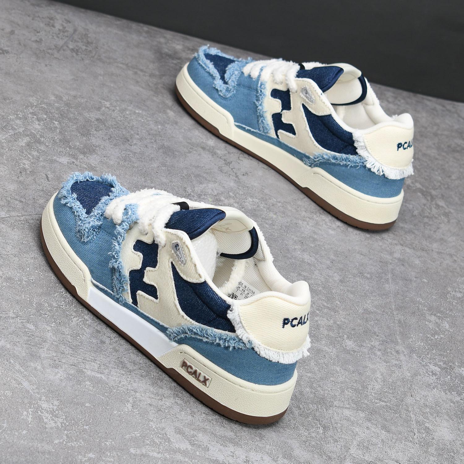 Кеды 22 весна-лето новые дышащие на мягкой подошве скейты парные на платформе повседневные папины туфли 36