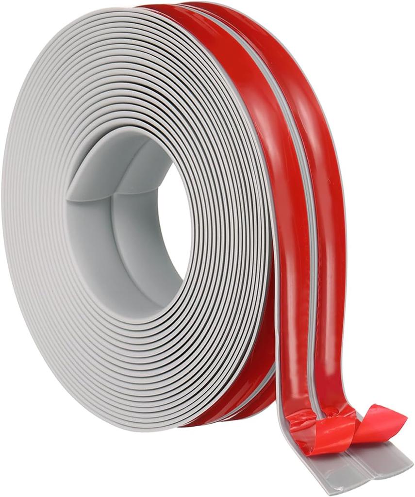 1 Stück 3 Meter/118,11 Zoll Selbstklebender PVC-Holzmaserung Wandkanten- und Eckenschutz - Leicht zu schneidendes, wiederverwendbares Streifenmuster-Formteil-Kit