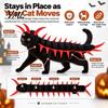 Holiday Pet Cosplay Accessories Centipede-Look Cat Costume, Halloween Outfit, Stuffed Plush Segmented Body with Themed Apparel Adjustable Straps,