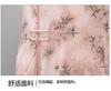2025 Elegant Printed Short-Sleeved Qipao Dress for Middle-Aged and Elderly Women - Summer Wear