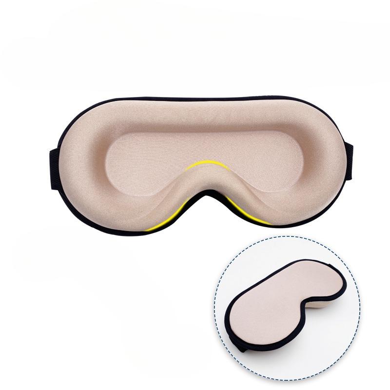 Die neue dreidimensionale 3D-Schlaf-Augenbinde kann angepasst werden, ist bequem, leicht und atmungsaktiv, tragbar und bietet Schatten im Freien, um Müdigkeit zu lindern
