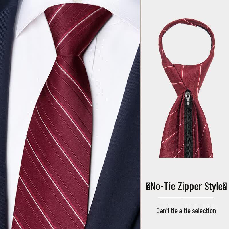 GLO-STORY Men s Zipper Tie Gift Set