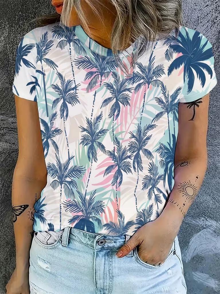 3D Printed T Shirt For Women Oversized Tees Tops Summer New Harajuku T-Shirts Y2k Tops Loose Short Sleeves Pullovers Clothes