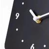 Desktop Clock Simple Modern Quiet Movement Metal Desk Clock Ornament for Bedroom Bedside Living