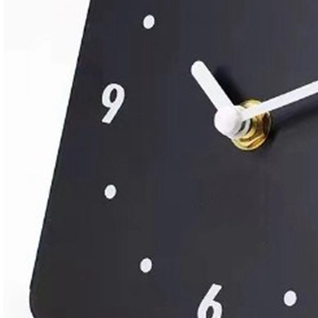 Desktop Clock Simple Modern Quiet Movement Metal Desk Clock Ornament for Bedroom Bedside Living