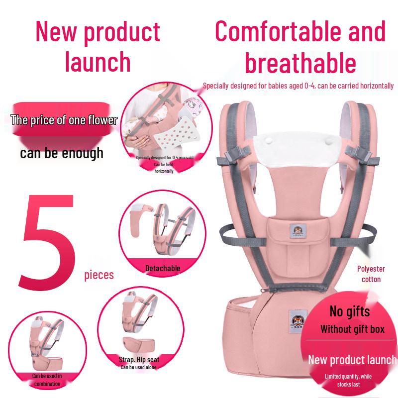 

Minnie Universal Baby Hip Seat Carrier - Breathable, Multi-Functional Design for All Seasons