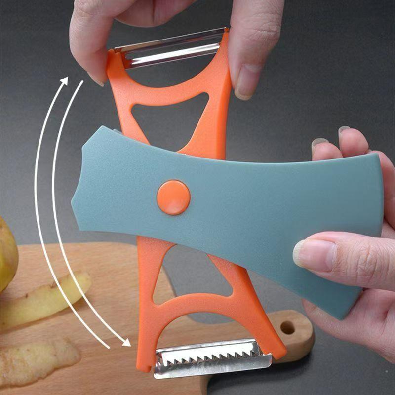 2-In-1 Multifunctional Peeler Double Head Fruit Grater Slicer Potato Slicer And Peeler Vegetable Fruit Peeler