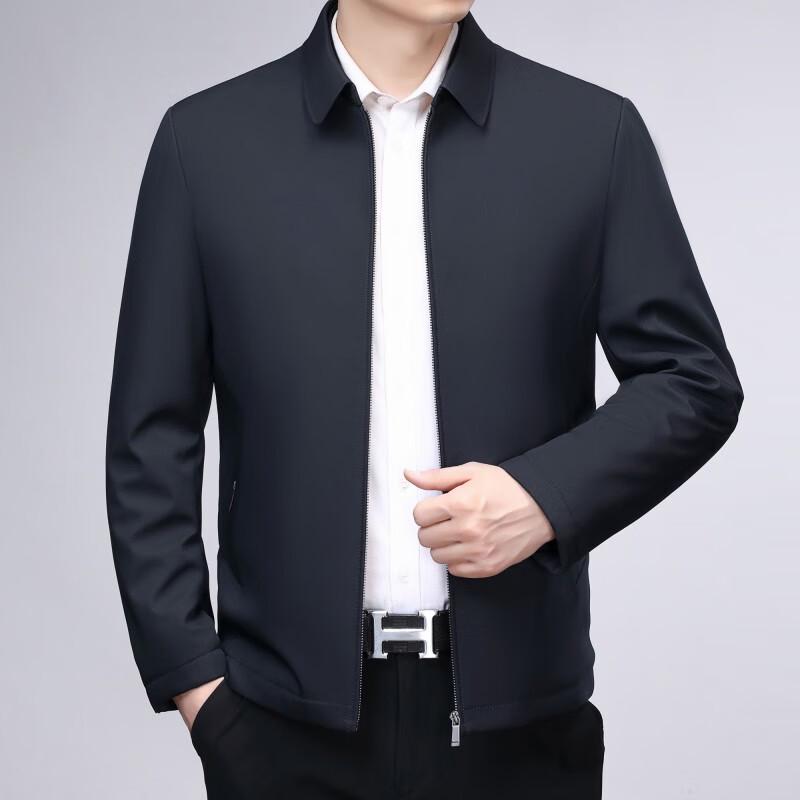 ROMON Men's Wool Blend Thick Padded Jacket