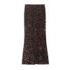 Autumn 2025 European Style Women's Sequin Embellished Midi Skirt 7019