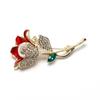 Flower Rose Trendy Jewelry Pin Accessory With Alloy Material For Formal Attire