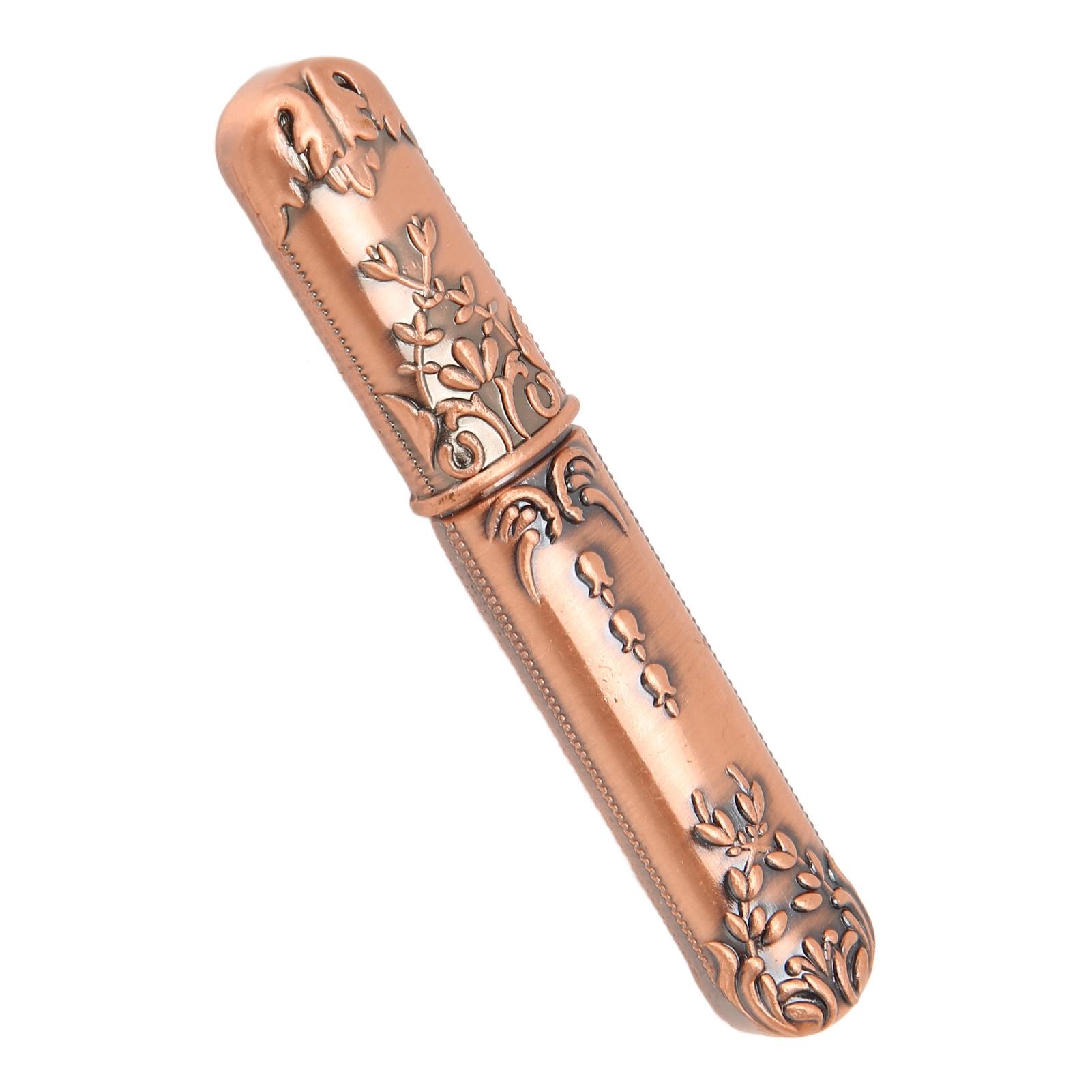 

Чехол для швейных игл, винтажный портативный металлический держатель для вышивальных игл, для ручного шитья, розовый розового золота