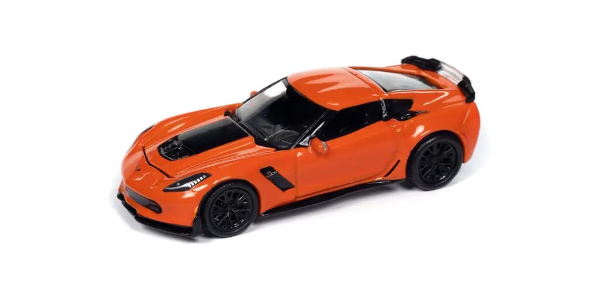 

Kyosho AUTO WORLD Chevy Corvette Z06 Sebring Finished Model AWSP165A 1/64 Orange/Black